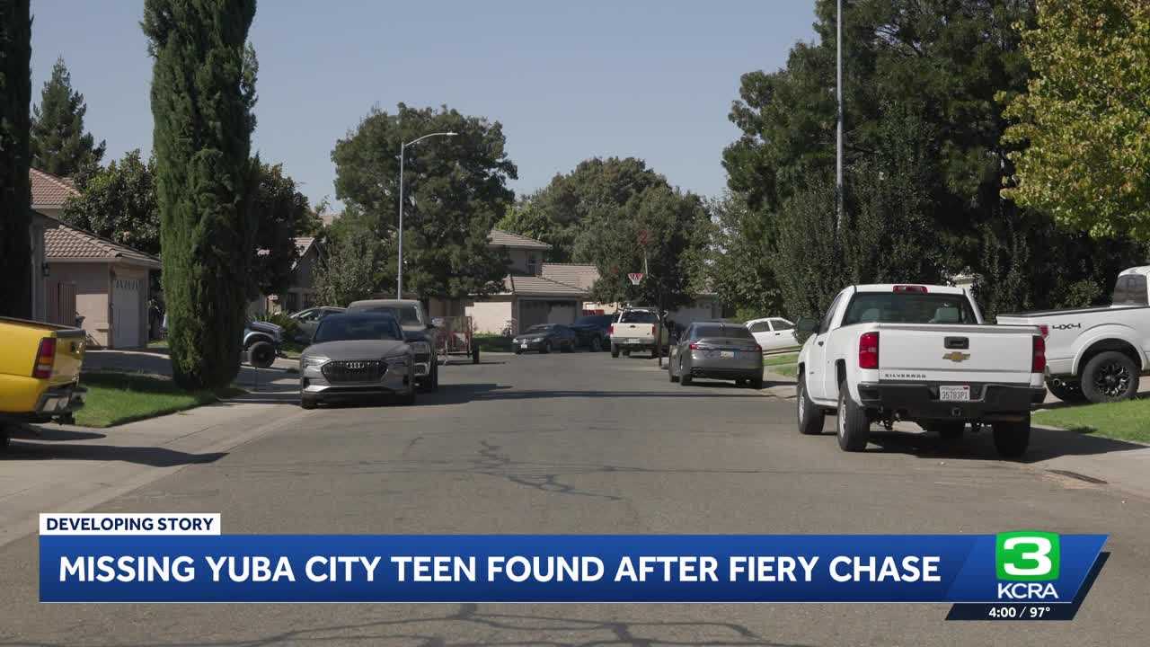 Texas man accused of kidnapping Yuba City teen gets into pursuit, fiery crash off cliff, officials say