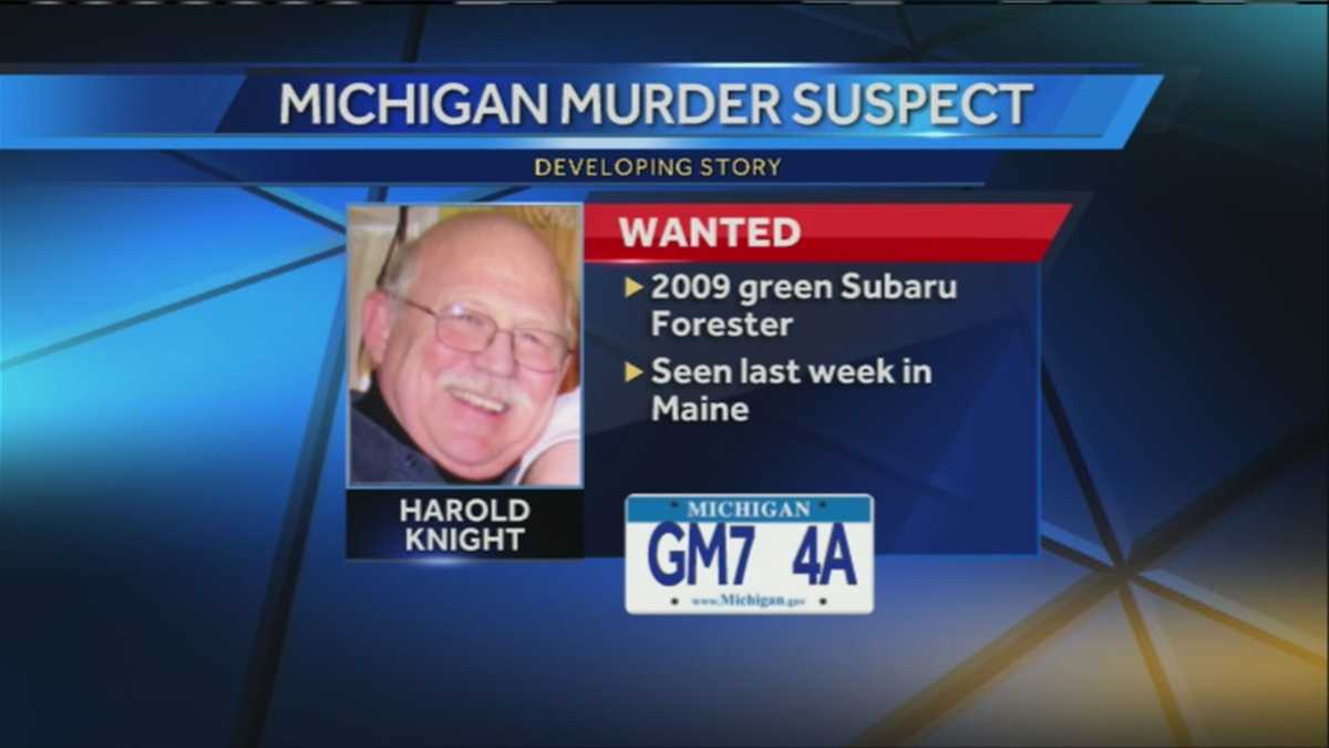 Man wanted in Michigan murder case seen in Maine