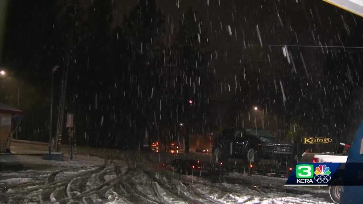 A snowy Wednesday in Colfax