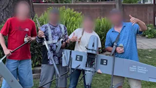 County drone crashes into tree, lands in Lodi backyard during Fourth of July celebration