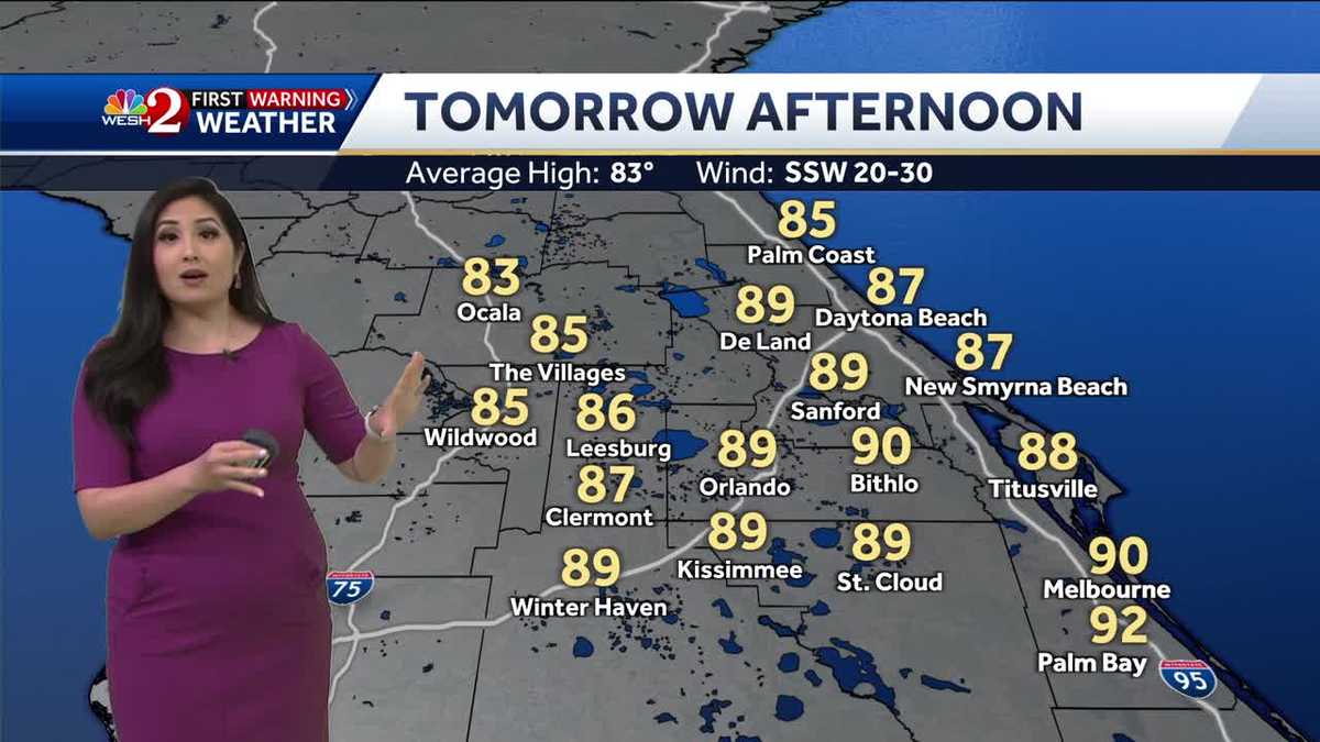 Warm and Breezy Today