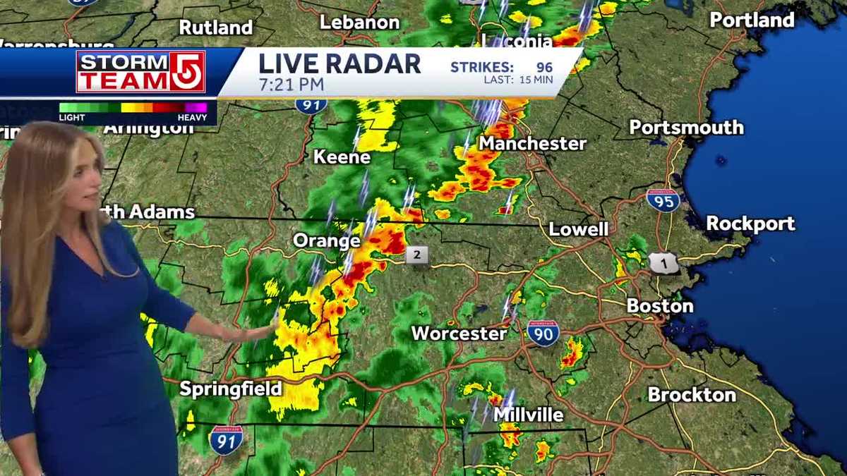 Video: Storms possible Monday night; Fall-like temperatures ahead