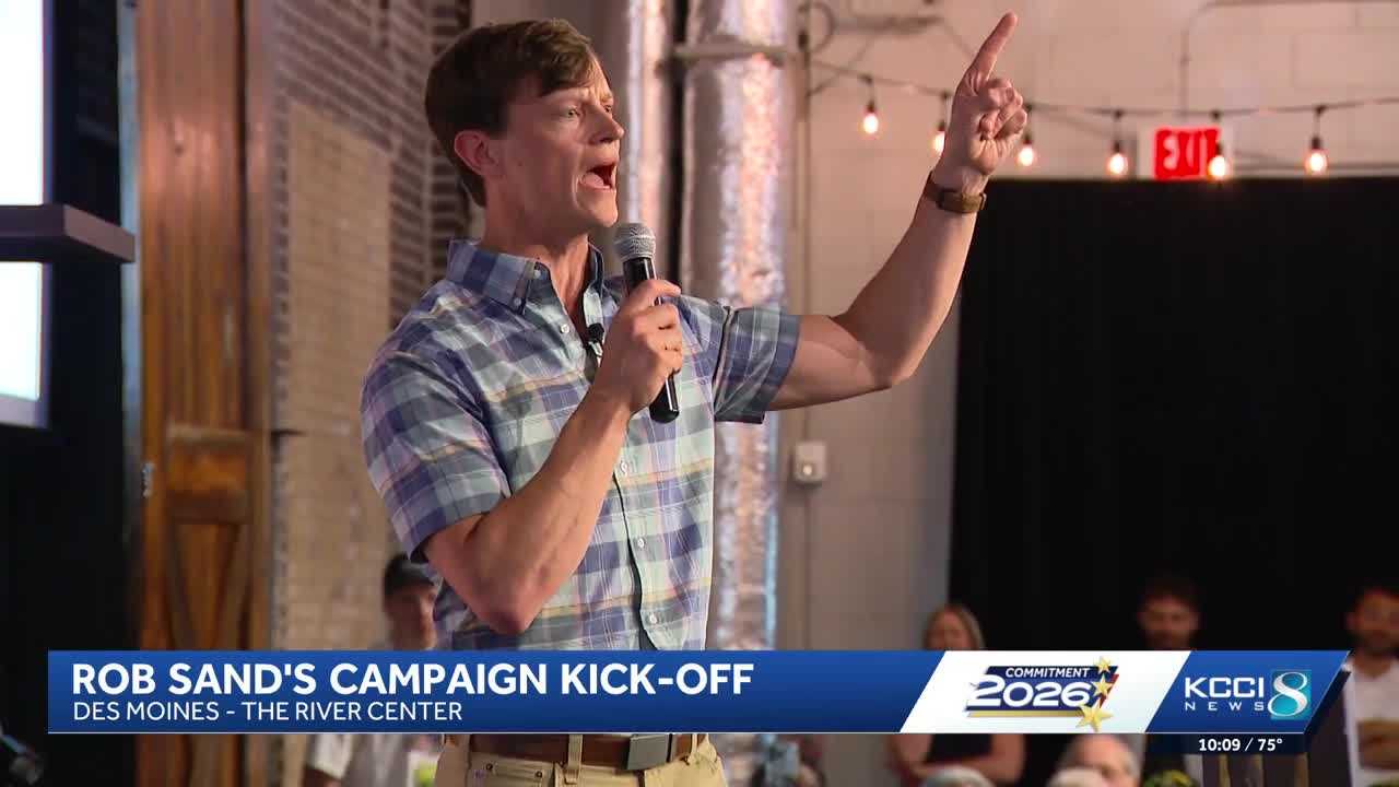 kcci.com - Robin Opsahl, Iowa Capital Dispatch - Sand touts Iowa Democrats' chances after Beshear rally