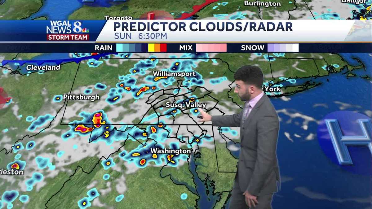 Scattered storm chances Sunday and a cooldown for the work week across ...