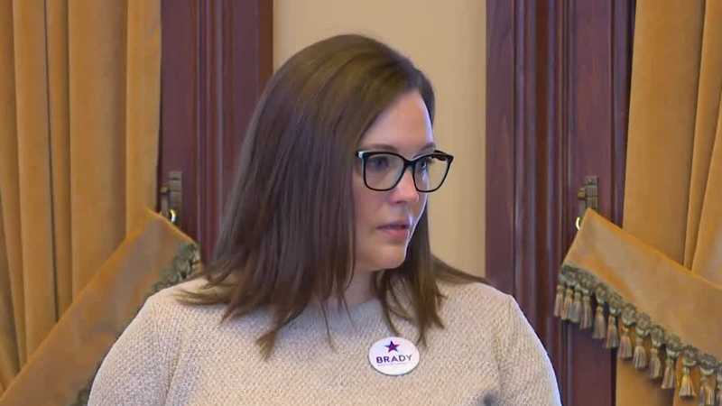 Group gathers at Iowa Statehouse to protest bill that would arm school staff
