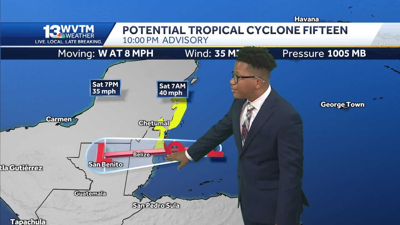 Tropical Storm Nadine Could Form Before Making Landfall In Belize