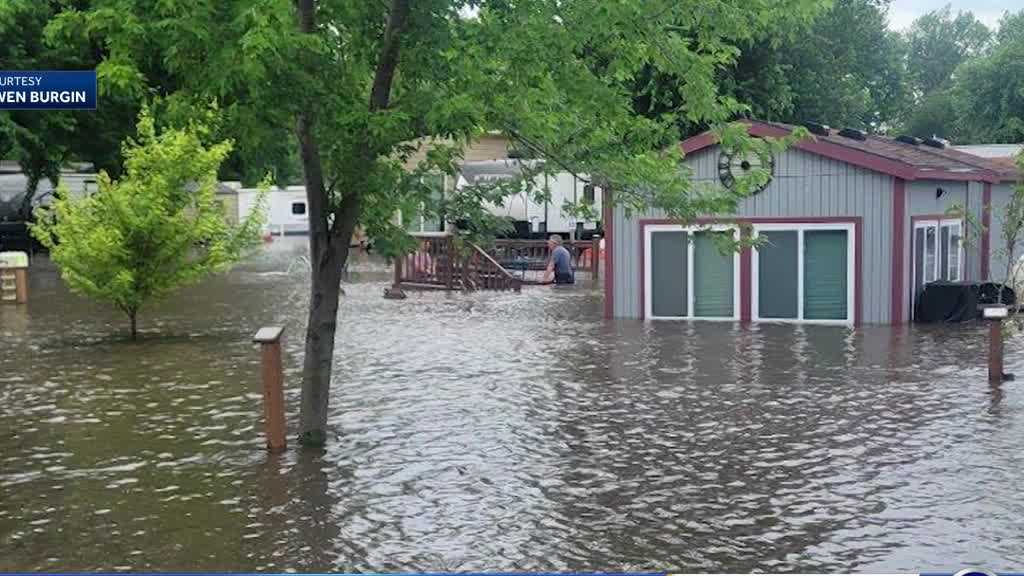 'Just a little island out there': Iowa campground starts recovery after ...