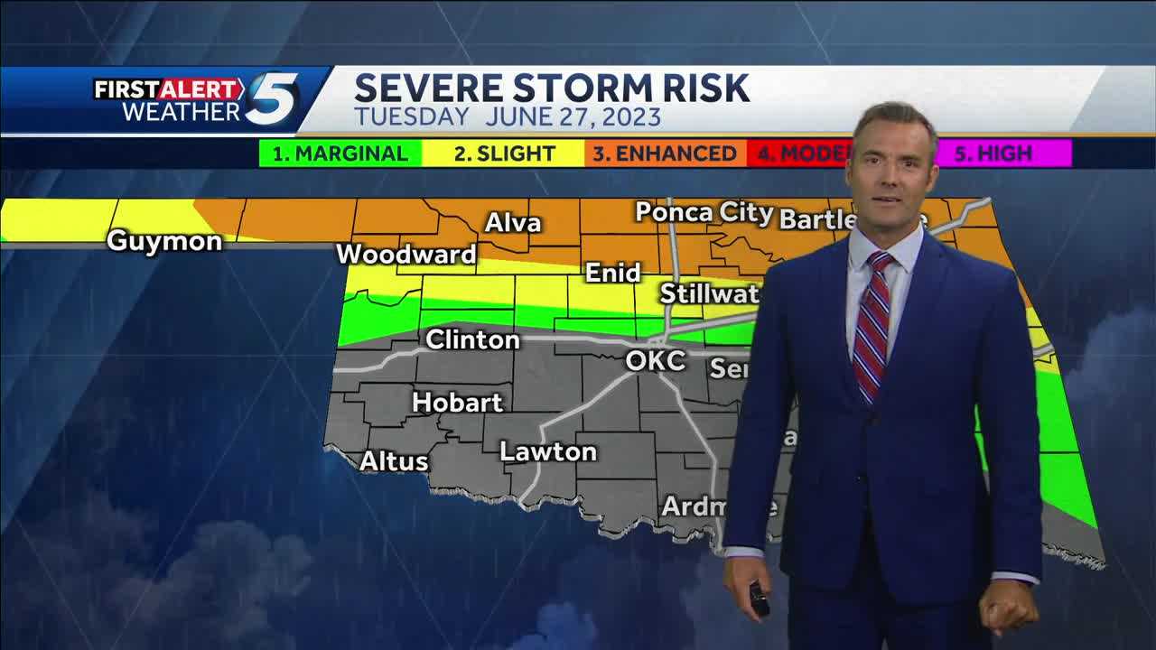 TIMELINE: Oklahoma has risk of dangerous storms Tuesday - Vimarsana News