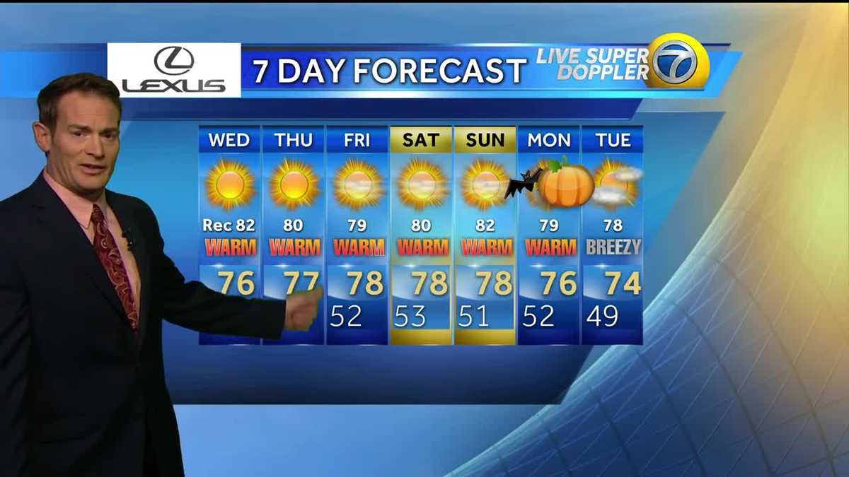 Eric weather forecast for Wednesday October 26th