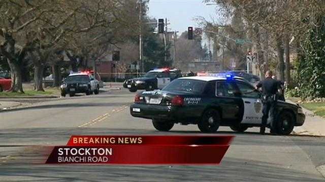 Stockton standoff ends; no suspect in house