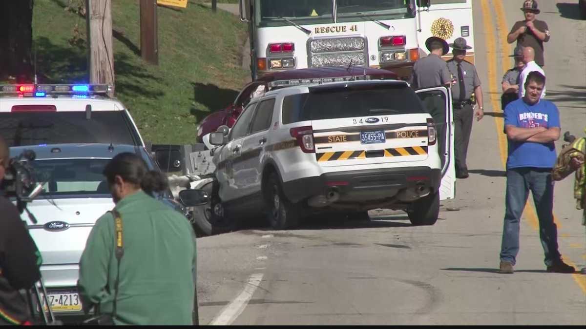 Police chase ends in crash with trooper, innocent driver
