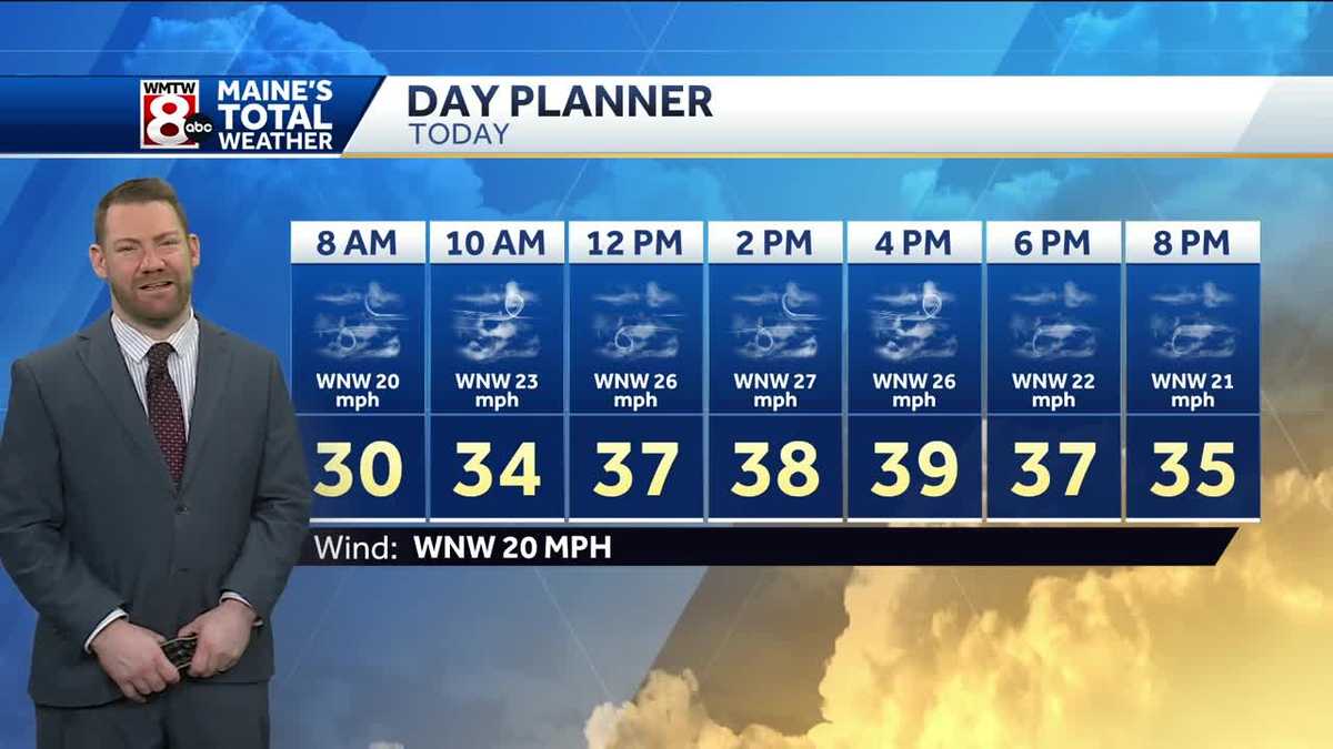 Windy and chilly start to the week