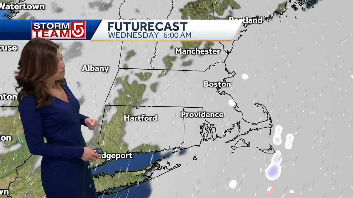 Video: Ocean storm to bring snow showers for some