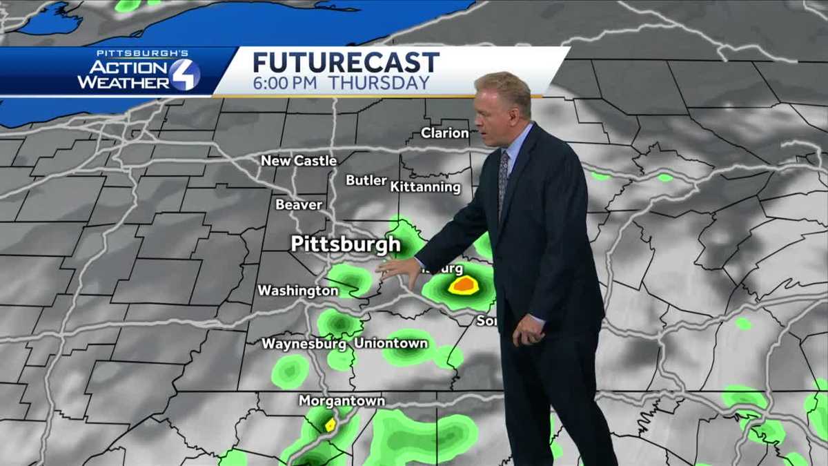 Isolated rain showers in some areas on Thursday