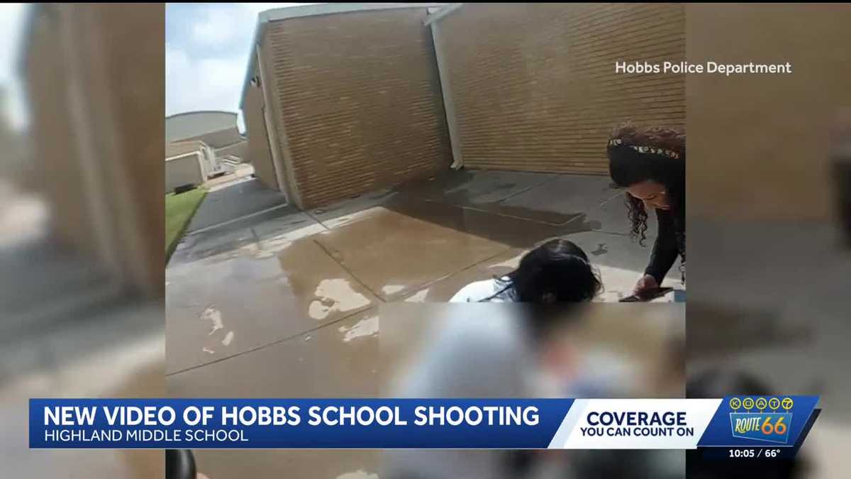 Bodycam video shows moments when Hobbs middle school teacher was shot by 13-year-old student