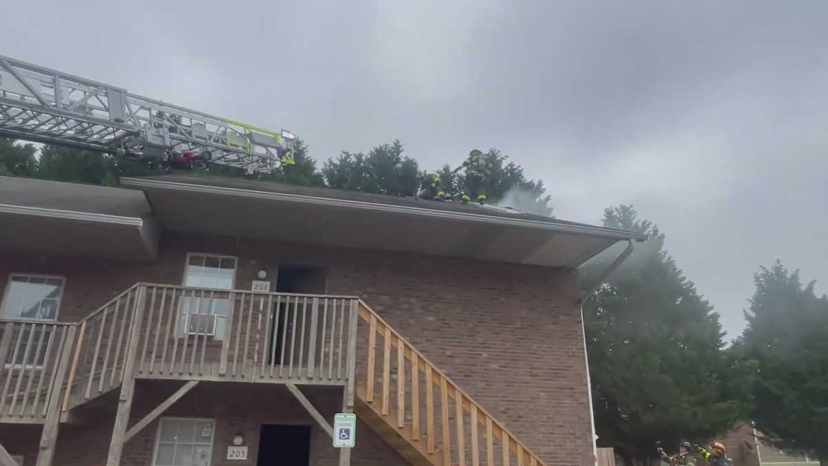 Crews on scene of fire on Village Ridge Drive in Winston-Salem