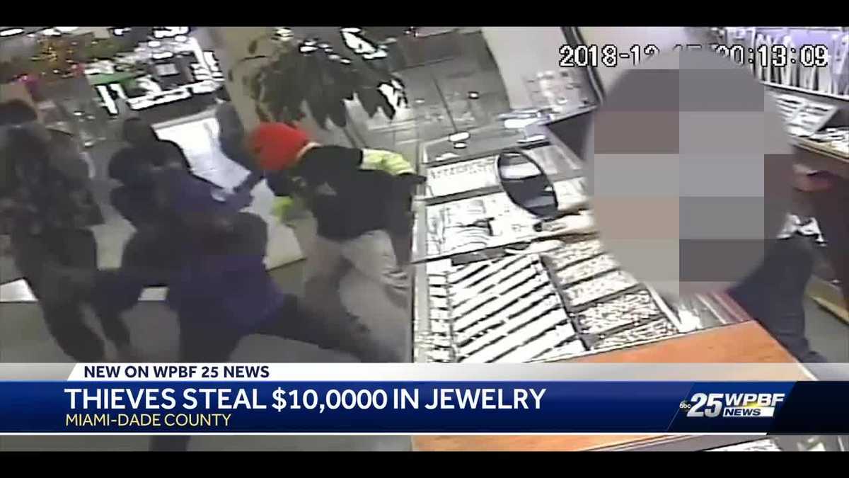 Jewelry store heist in MiamiDade
