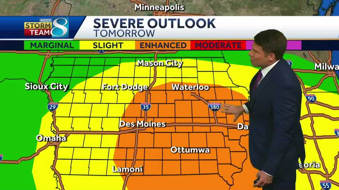 Iowa weather: Our first widespread severe storm potential of this ...