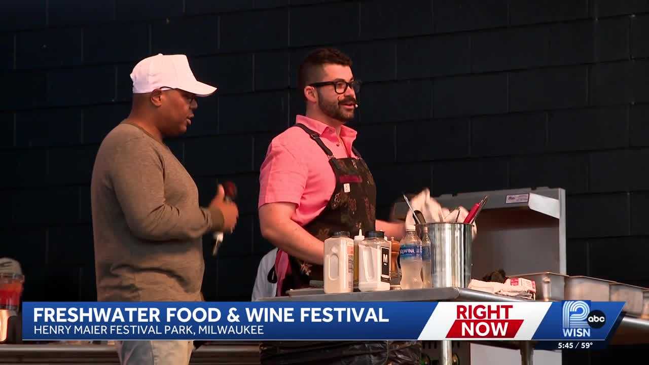 wisn.com - Mimi Sinotte - Freshwater Food and Wine Festival debuts on Milwaukee's lakefront