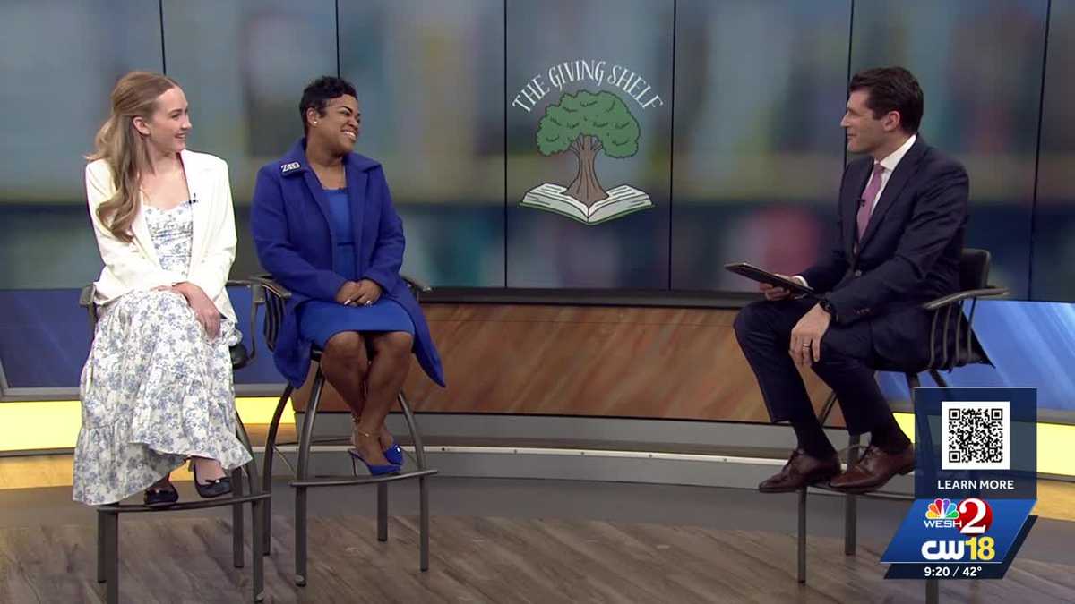 Central Florida teen's nonprofit, The Giving Shelf, funds elementary school book fair