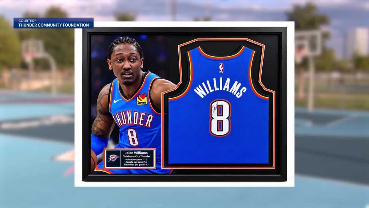 OKC Thunder fans can bid on autographed gear to help fund youth programs