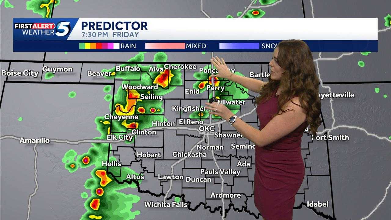 Storm risk upgrade in NW Oklahoma