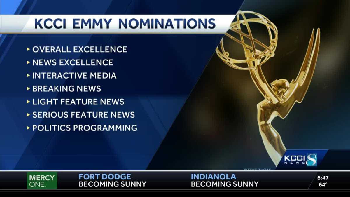 KCCI nominated for 13 regional Emmy Awards