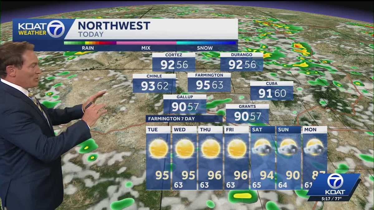Parts of Southern New Mexico back under a Heat Advisory this afternoon, hottest temperatures of the week expected today!