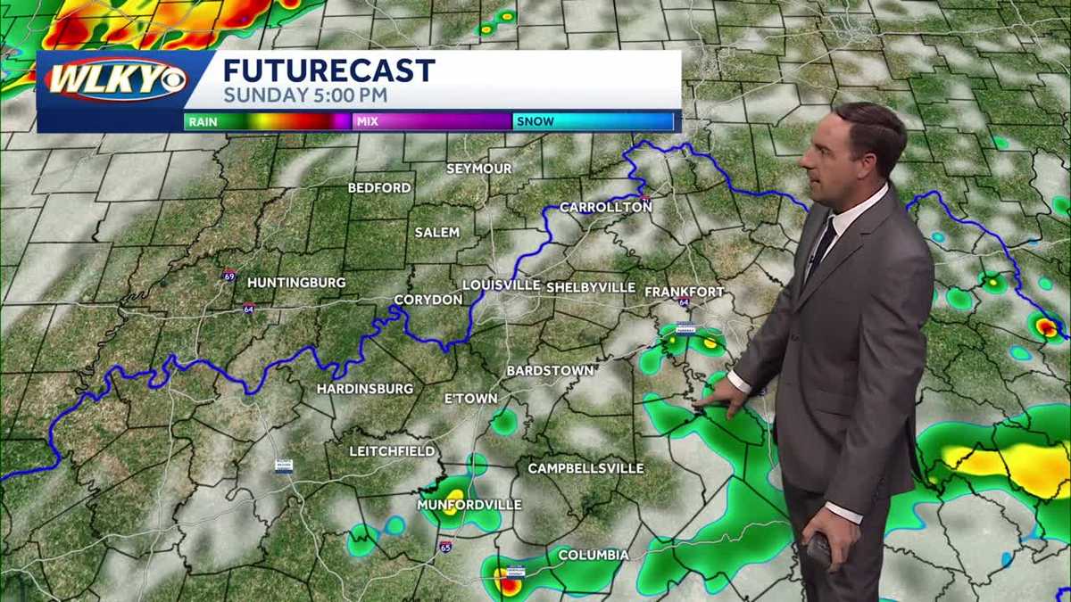 Staying hot and humid with a stray shower chance