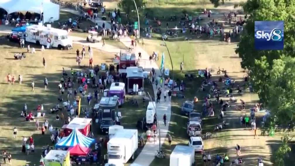 RAGBRAI Day 5 Des Moines to TamaToledo route, things to do