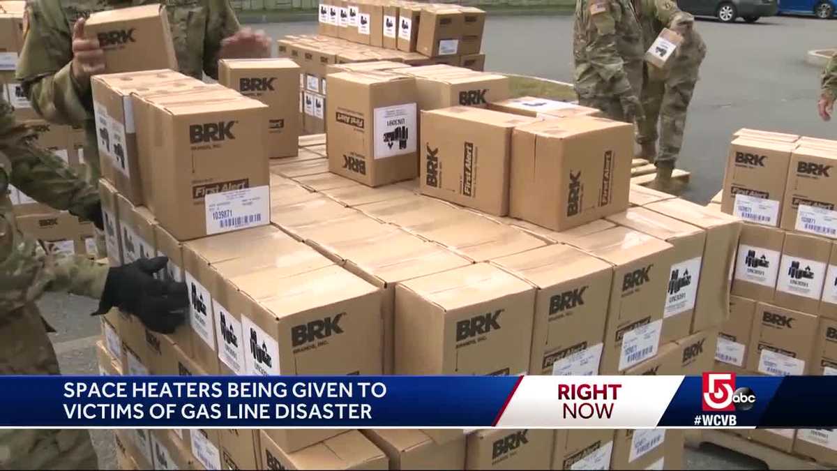 Space heaters being given out after gas explosions