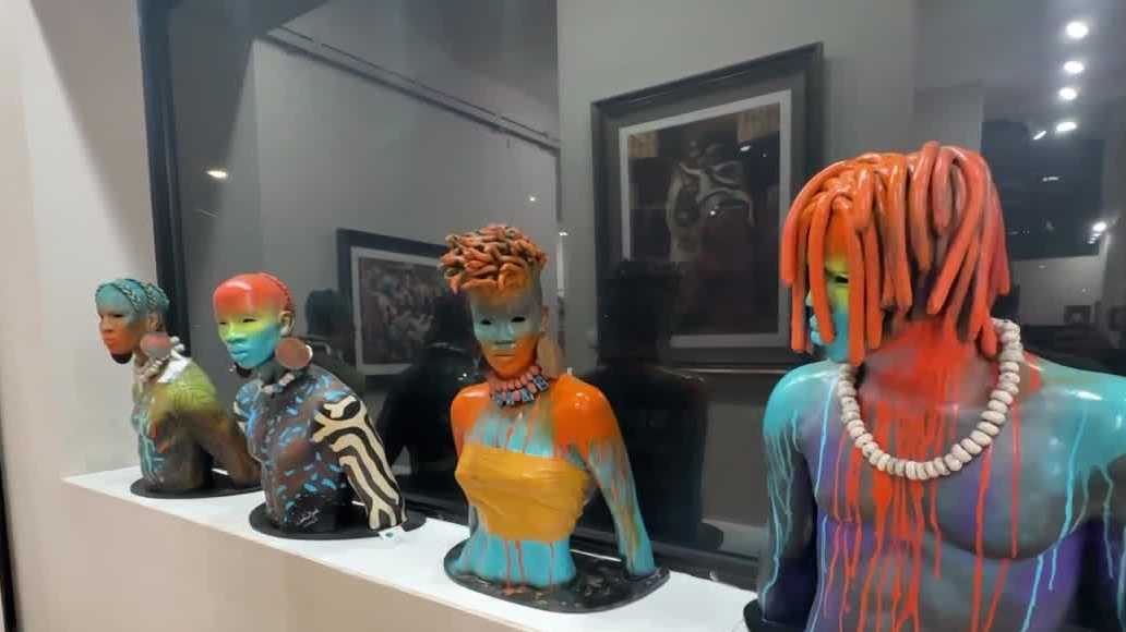 Artists and Afros event showcasing Black creators at Norton Sports and Learning complex