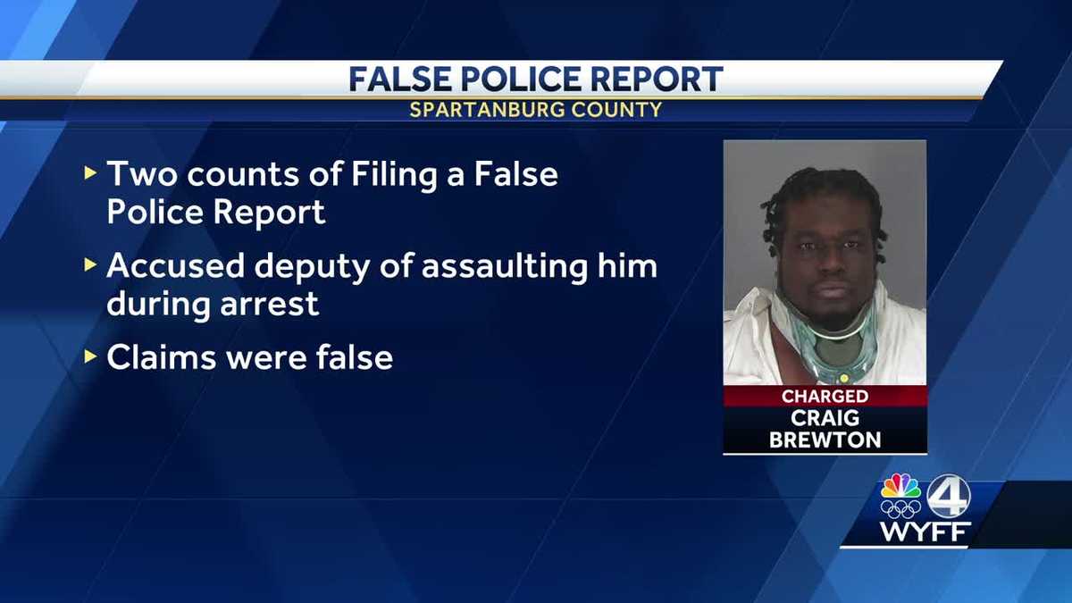 SC: Man charged after filing two false police reports on deputy - WYFF