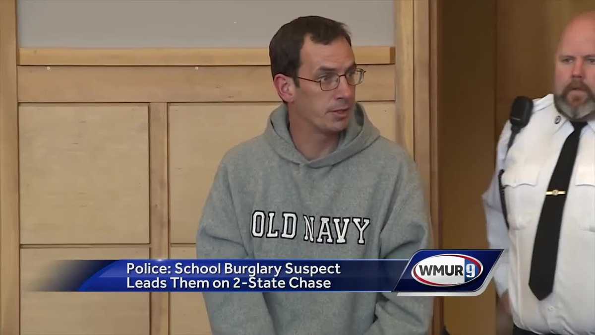 Police: School burglary suspect leads them on two-state chase