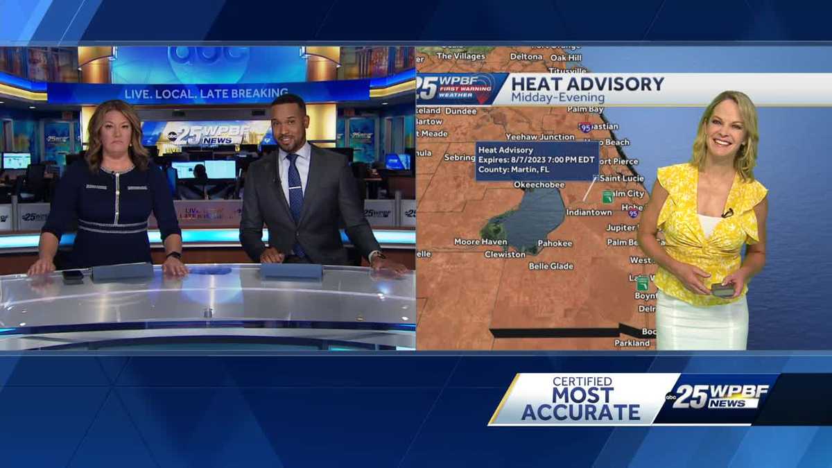Heat advisory for South Florida