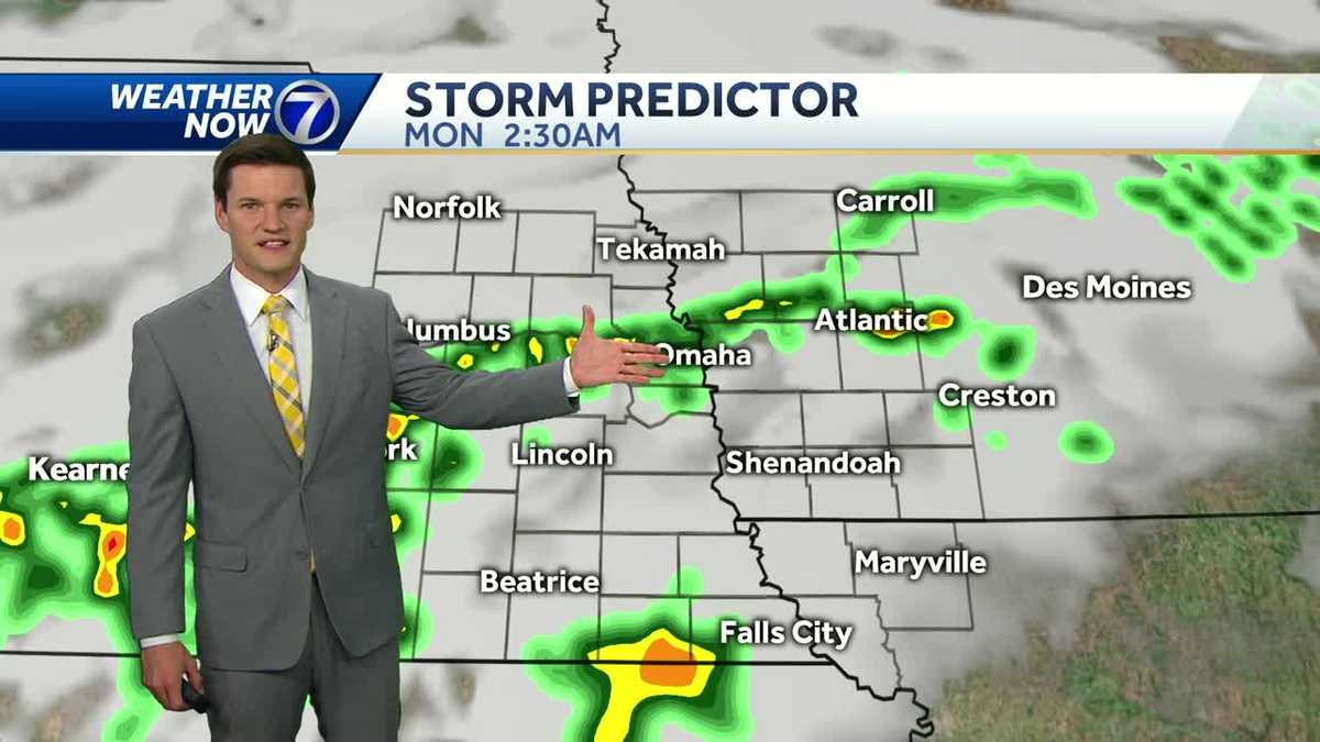 Scattered storms possible tonight and Monday, some could be strong to ...