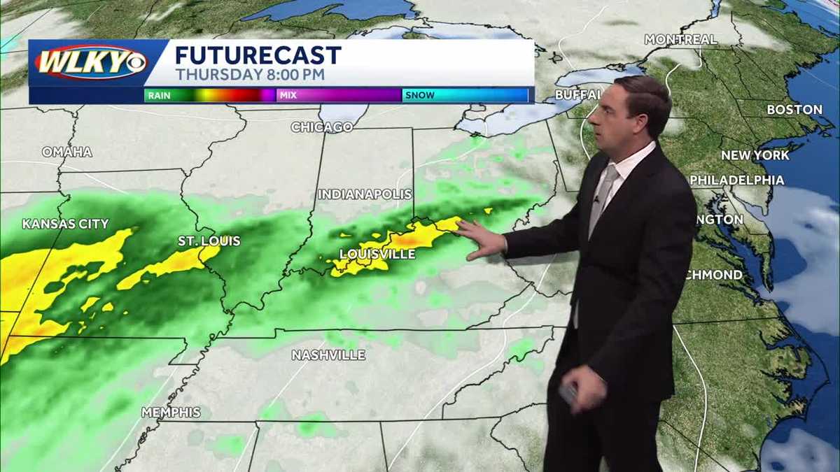 Impact weather returns with rain Thursday & Friday