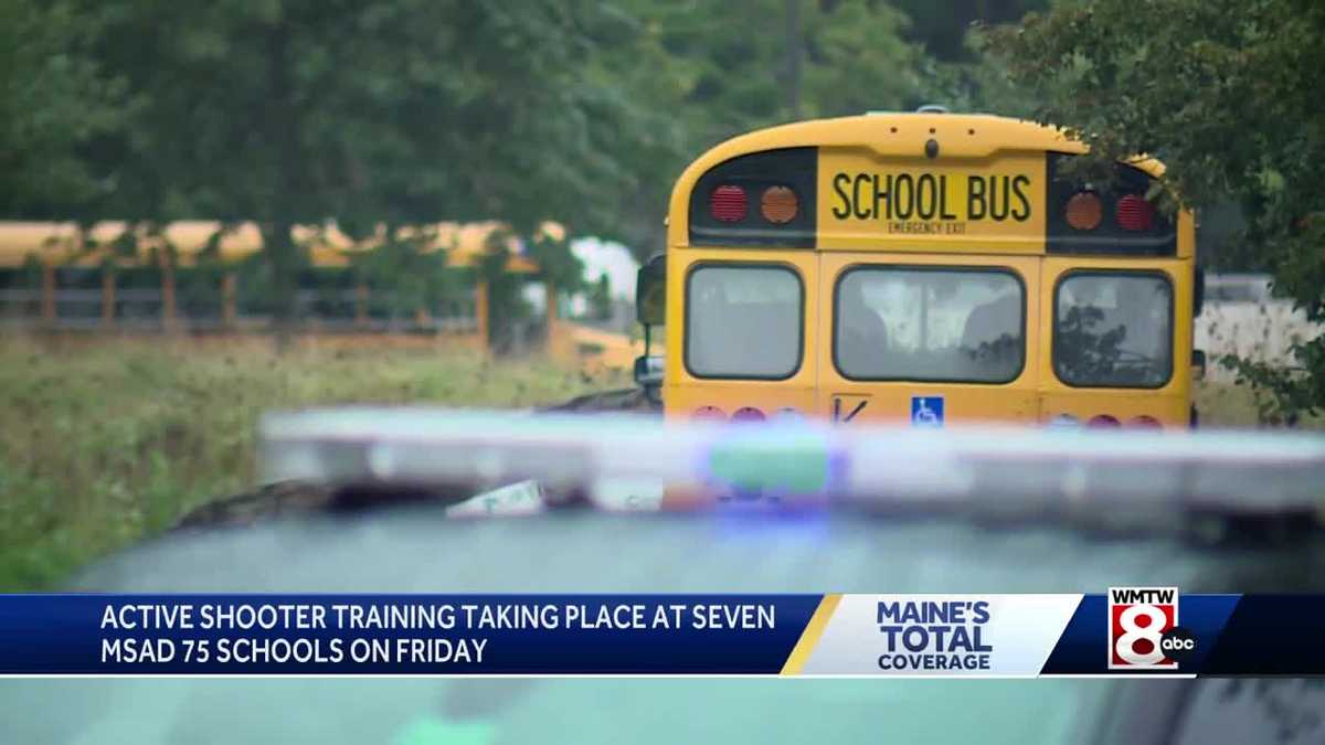 Several Maine schools to participate in active shooter training