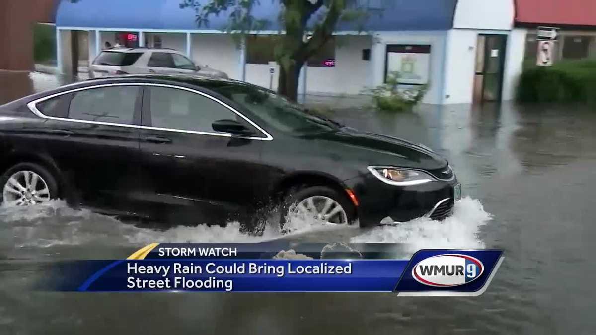 Heavy rain could bring localized street flooding