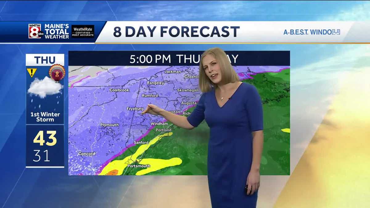 Rain and snow end this evening, dry and breezy Wednesday