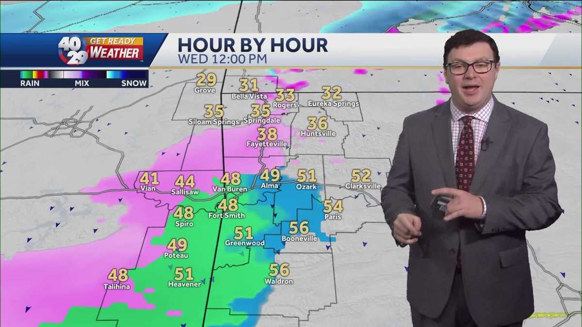 Freezing rain, sleet and heavy snow expected starting tomorrow