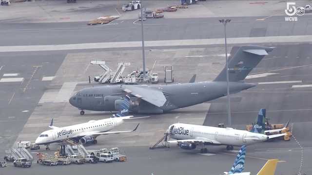 Massive US Air Force C-17 plane lands in Boston ahead of VIP visits - Vimarsana News