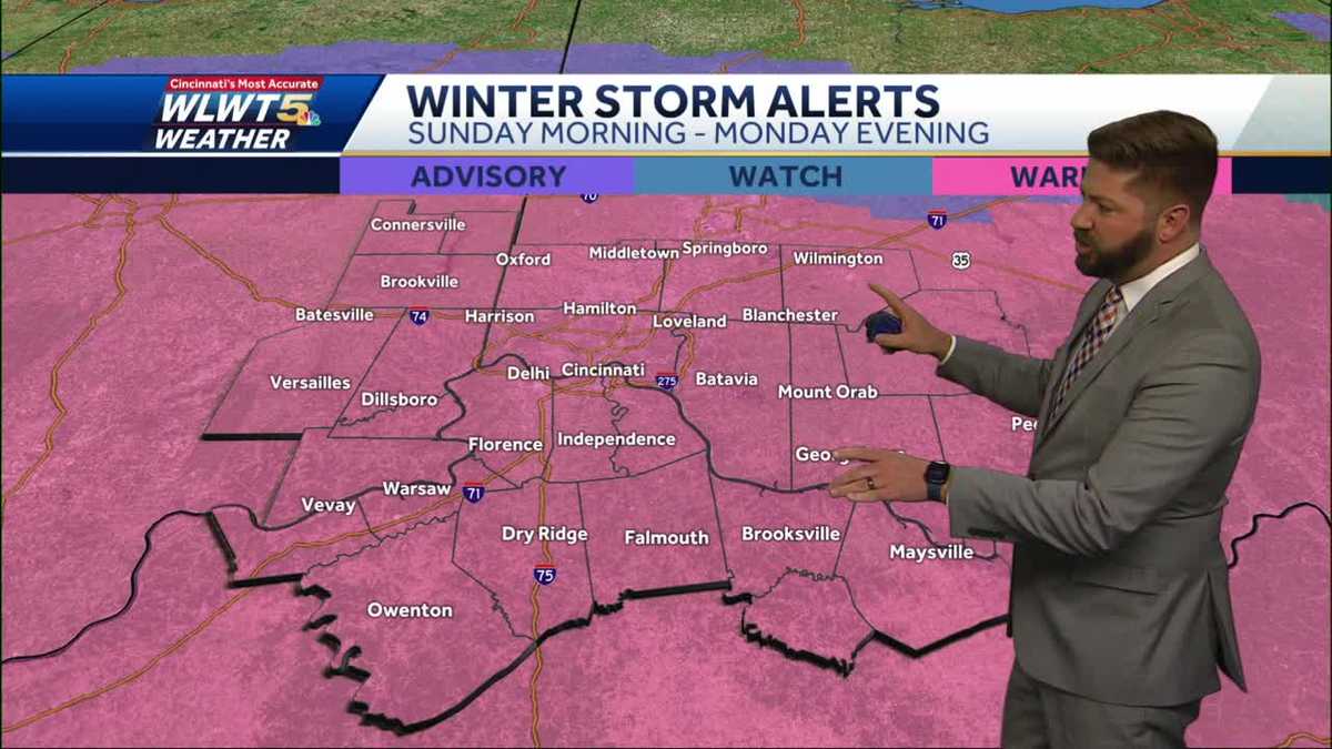 Winter Storm Warning goes into effect Sunday