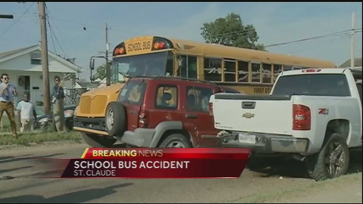 No injuries reported in school bus crash
