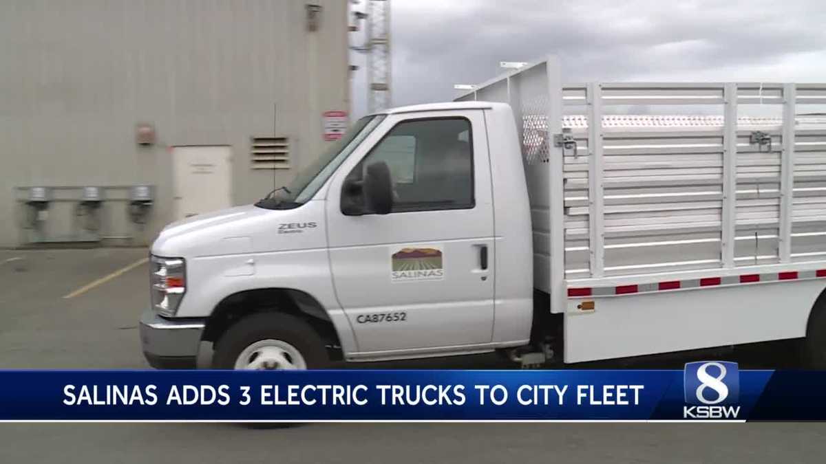 Salinas adds three electric trucks to city fleet