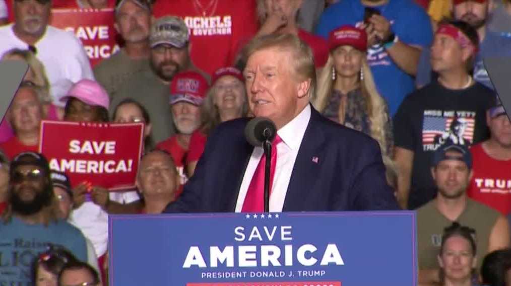 Donald Trump rallied in Wisconsin to support gubernatorial candidate ...