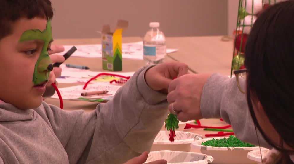 A local non-profit gives families experiencing hardships of pediatric cancer a night of holiday fun