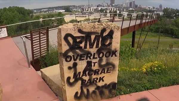 'discouraging' and 'frustrating': des moines parks vandalized by graffiti, costing the city thousands