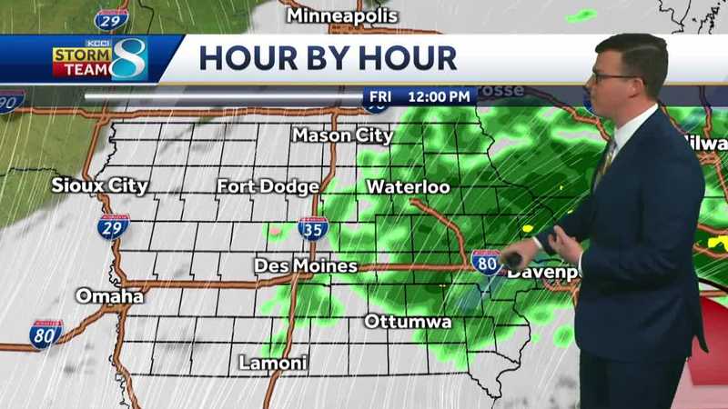 Iowa weather: Rain chances return tomorrow 