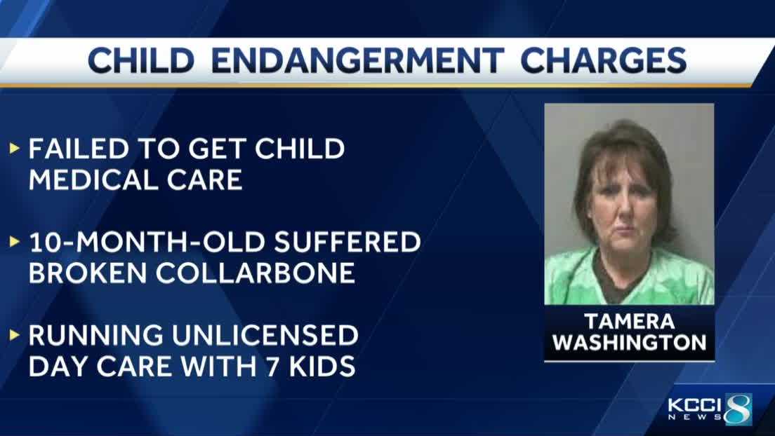 West Des Moines day care provider charged with child endangerment